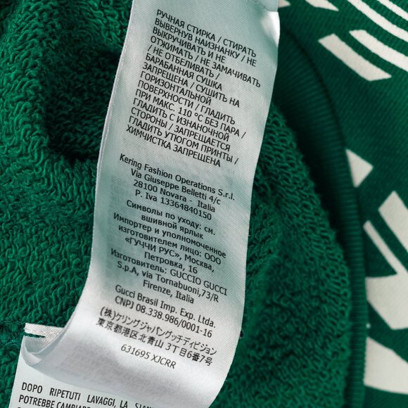 Gucci Forest Cotton Interlocking G Logo Sweatshirt - Picture 12 of 13